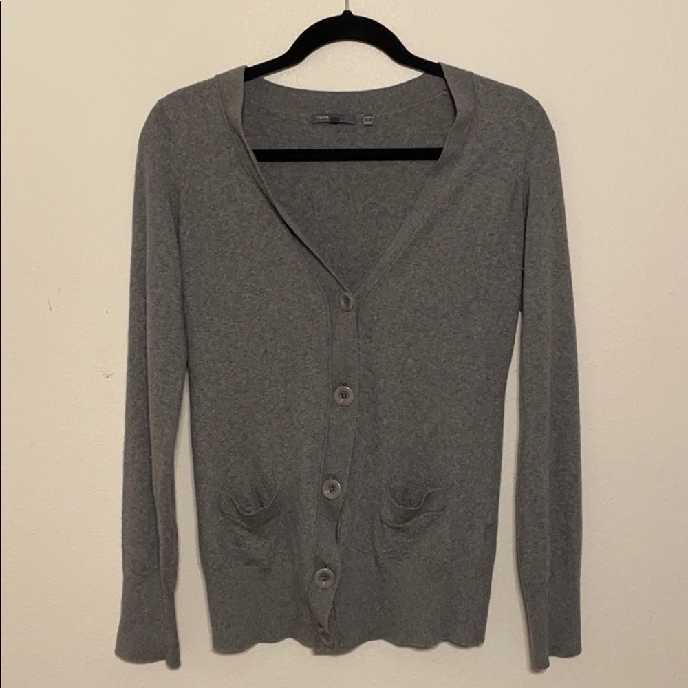 Vince dark grey cardigan